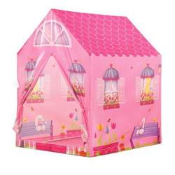 Cort de joaca pliabil tip casuta pentru copii, 95x72x102 cm, culoare roz