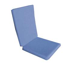 Perna decorativa pentru scaun de bucatarie cu spatar, dimensiune sezut 42x40 cm, spatar 42x50 cm, culoare albastru