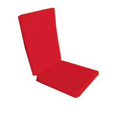 Perna decorativa pentru scaun de bucatarie cu spatar, dimensiune sezut 42x40 cm, spatar 42x50 cm, culoare rosu