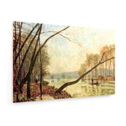Tablou pe panza (canvas) - Alfred Sisley - Banks of the Seine in Autumn AEU4-KM-CANVAS-556