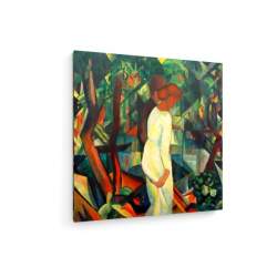Tablou pe panza (canvas) - August Macke - Couple in the Forest AEU4-KM-CANVAS-446