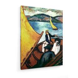 Tablou pe panza (canvas) - August Macke - Sailing Boat - Lake Tegern - 1910 AEU4-KM-CANVAS-152