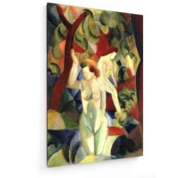 Tablou pe panza (canvas) - August Macke - Women bathing - Painting 1913 AEU4-KM-CANVAS-447