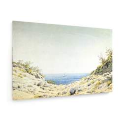 Tablou pe panza (canvas) - Caspar David Friedrich - View through embankment - 1824 AEU4-KM-CANVAS-183