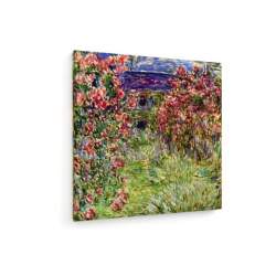 Tablou pe panza (canvas) - Claude Monet - House in the roses AEU4-KM-CANVAS-395