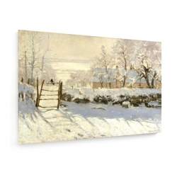 Tablou pe panza (canvas) - Claude Monet - The Magpie - 1868-69 AEU4-KM-CANVAS-545