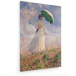 Tablou pe panza (canvas) - Claude Monet - Woman with Parasol Turned to the Right AEU4-KM-CANVAS-110