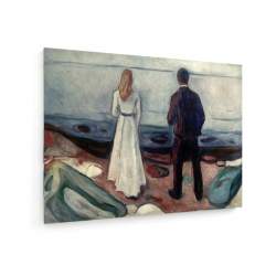 Tablou pe panza (canvas) - Edvard Munch - Two people - The lonely - Painting AEU4-KM-CANVAS-475