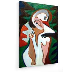 Tablou pe panza (canvas) - Ernst Ludwig Kirchner - Couple - The kiss AEU4-KM-CANVAS-254