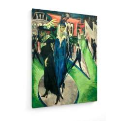Tablou pe panza (canvas) - Ernst Ludwig Kirchner - Potsdamer Platz AEU4-KM-CANVAS-255