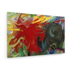 Tablou pe panza (canvas) - Franz Marc - Fighting forms - Abstract Forms I AEU4-KM-CANVAS-444