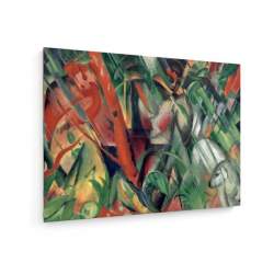 Tablou pe panza (canvas) - Franz Marc - In the Rain - Painting - 1912 AEU4-KM-CANVAS-527