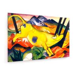 Tablou pe panza (canvas) - Franz Marc - The yellow cow - 1911 AEU4-KM-CANVAS-88
