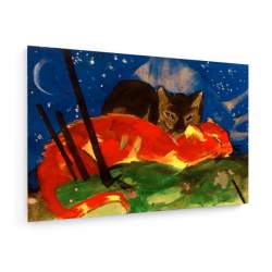Tablou pe panza (canvas) - Franz Marc - Two Cats - 1913 AEU4-KM-CANVAS-124