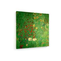 Tablou pe panza (canvas) - Gustav Klimt - Farm Garden with Sunflowers - Painting AEU4-KM-CANVAS-104
