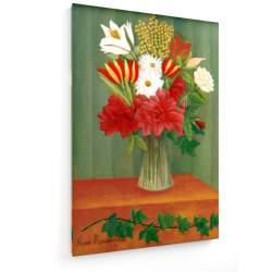 Tablou pe panza (canvas) - Henri Rousseau - Bouquet of flowers at the branch of Lierre AEU4-KM-CANVAS-318
