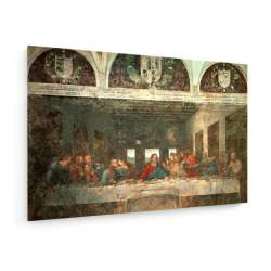 Tablou pe panza (canvas) - Leonardo da Vinci - The Last Supper - Before Restauration - 1495 AEU4-KM-CANVAS-75