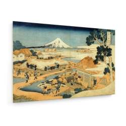 Tablou pe panza (canvas) - Mount Fuji and Tea Plantation in Suruga - Hokusai about 1831 AEU4-KM-CANVAS-332