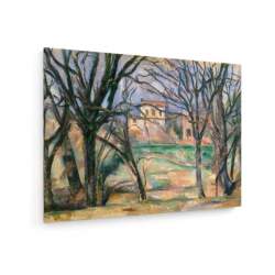 Tablou pe panza (canvas) - Paul Cezanne - Trees and Houses AEU4-KM-CANVAS-367