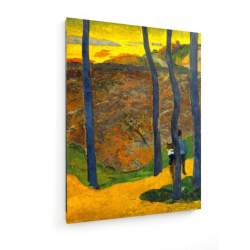 Tablou pe panza (canvas) - Paul Gauguin - Blue Trees - 1888 AEU4-KM-CANVAS-489