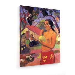 Tablou pe panza (canvas) - Paul Gauguin - Ea Haere Ia Oe! (Woman with mango). AEU4-KM-CANVAS-417