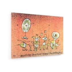 Tablou pe panza (canvas) - Paul Klee - The Bright Side Postcard for the Bauhaus Exhibition AEU4-KM-CANVAS-424