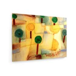 Tablou pe panza (canvas) - Paul Klee - Where? (Where to?) - 1920 AEU4-KM-CANVAS-284