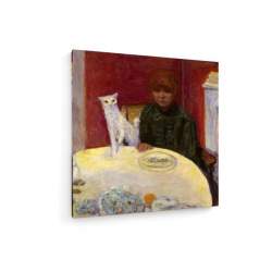 Tablou pe panza (canvas) - Pierre Bonnard - The woman with cat AEU4-KM-CANVAS-260