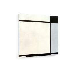 Tablou pe panza (canvas) - Piet Mondrian - Tableau No. II - with Black and Grey - Painting AEU4-KM-CANVAS-173