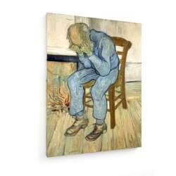 Tablou pe panza (canvas) - Vincent Van Gogh - Mourning old Man - 1890 AEU4-KM-CANVAS-107