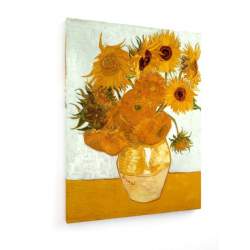 Tablou pe panza (canvas) - Vincent Van Gogh - Vase with Sunflowers - 1888 AEU4-KM-CANVAS-59