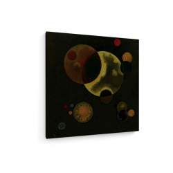 Tablou pe panza (canvas) - Wassily Kandinsky - Heavy Circles AEU4-KM-CANVAS-350
