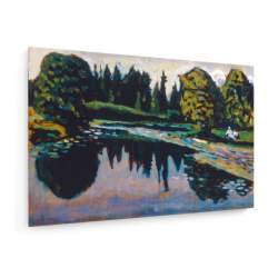Tablou pe panza (canvas) - Wassily Kandinsky - River in Summer AEU4-KM-CANVAS-549
