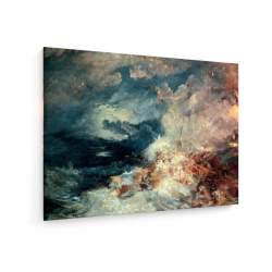 Tablou pe panza (canvas) - William Turner - Fire at Sea AEU4-KM-CANVAS-499