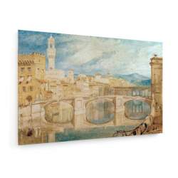Tablou pe panza (canvas) - William Turner - View of Florence from Ponte alla Carraia AEU4-KM-CANVAS-494