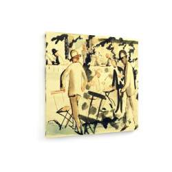 Tablou pe panza (canvas) - August Macke - Coffeehouse Terrace - 1912 AEU4-KM-CANVAS-701