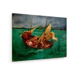 Tablou pe panza (canvas) - August Macke - Jesus in the Boat AEU4-KM-CANVAS-1075