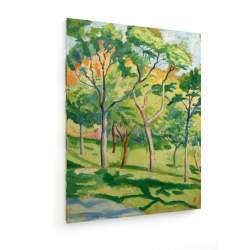 Tablou pe panza (canvas) - August Macke - Trees on a Meadow AEU4-KM-CANVAS-1340