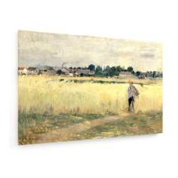 Tablou pe panza (canvas) - Berthe Morisot - In the cornfields - 1875 AEU4-KM-CANVAS-615