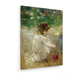 Tablou pe panza (canvas) - Berthe Morisot - The mud pie - 1882 AEU4-KM-CANVAS-811