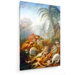 Tablou pe panza (canvas) - Boucher - Tiger Hunt - Painting - 1736 AEU4-KM-CANVAS-1561