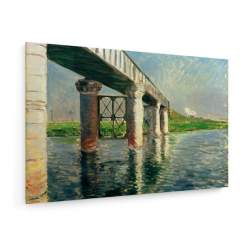 Tablou pe panza (canvas) - Caillebotte - Seine and Railway Bridge AEU4-KM-CANVAS-1723