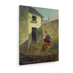 Tablou pe panza (canvas) - Carl Spitzweg - Woman in Garden - Painting AEU4-KM-CANVAS-801