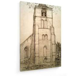 Tablou pe panza (canvas) - Church in Domburg - Piet Mondrian - Drawing c.1910 AEU4-KM-CANVAS-1792