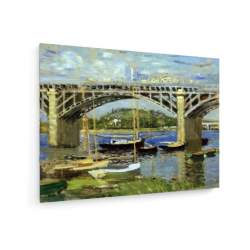 Tablou pe panza (canvas) - Claude Monet - Bridge over Seine at Argenteuil - 1874 AEU4-KM-CANVAS-662