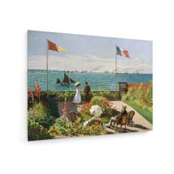 Tablou pe panza (canvas) - Claude Monet - Garden in Sainte-Adresse AEU4-KM-CANVAS-663