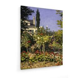 Tablou pe panza (canvas) - Claude Monet - Garden in bloom (Detail) AEU4-KM-CANVAS-604