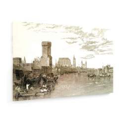 Tablou pe panza (canvas) - Cologne from the River - Willmore - 1817 AEU4-KM-CANVAS-1679