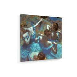 Tablou pe panza (canvas) - Edgar Degas - Blue Dancers AEU4-KM-CANVAS-633