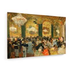 Tablou pe panza (canvas) - Edgar Degas - The dinner at the ball AEU4-KM-CANVAS-878
